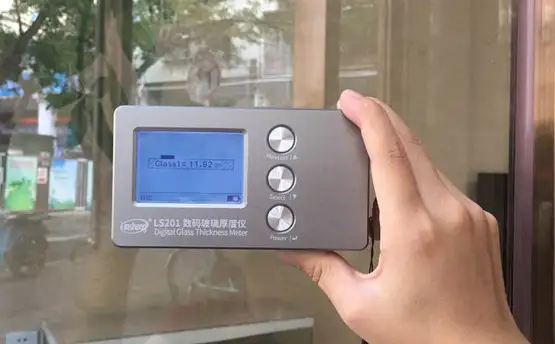 為什么玻璃測厚儀上會顯示“未識別到玻璃”