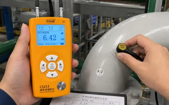 穿越涂层测厚仪用于管道储罐基材剩余厚度检测的选型要点