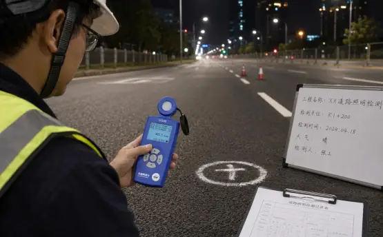 道路照明亮度计怎么用于道路照明验收？从照度、亮度到光品质检测说明