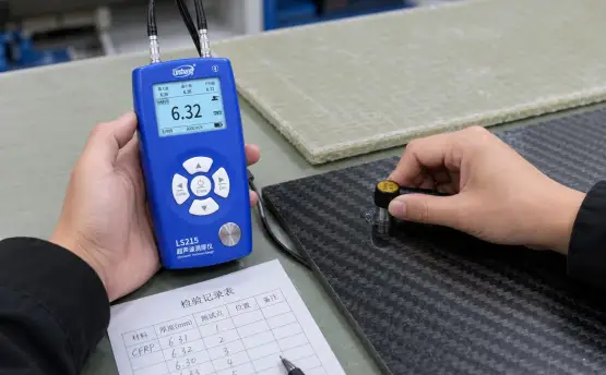 FRP测厚仪选型与纤维增强塑料制品厚度无损检测方案