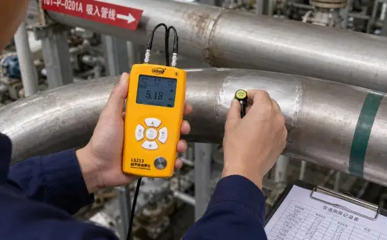 林上LS213管道超声波测厚仪在管道壁厚检测中的应用方案