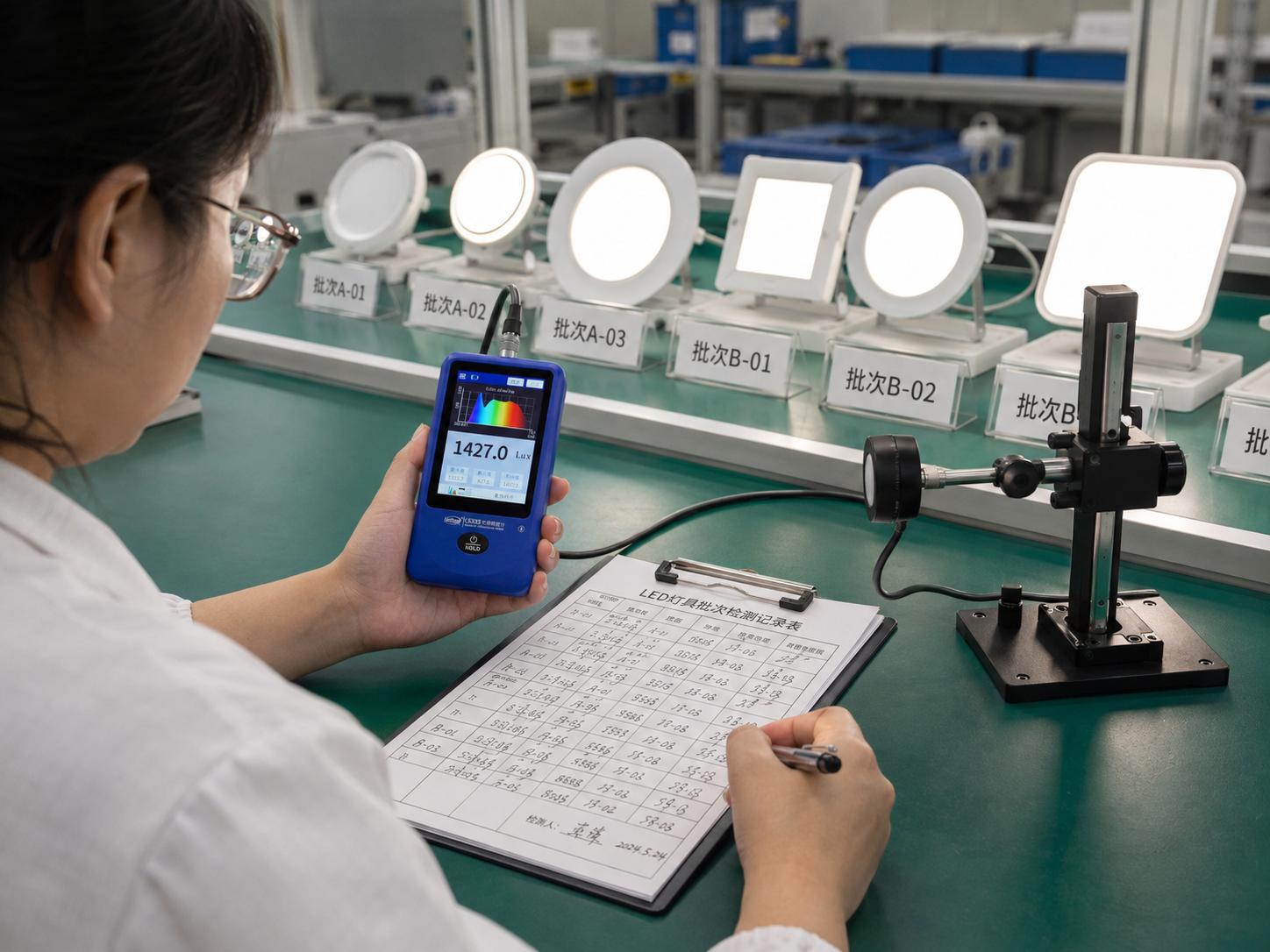 LED灯具批次一致性抽检