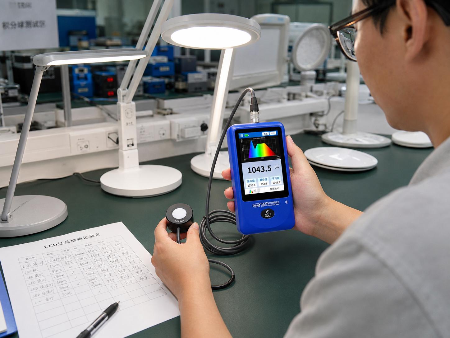 LED灯具多参数光谱检测 LED灯具多参数光谱检测