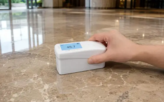 石材护理光泽度仪在抛光翻新验收中的应用方案