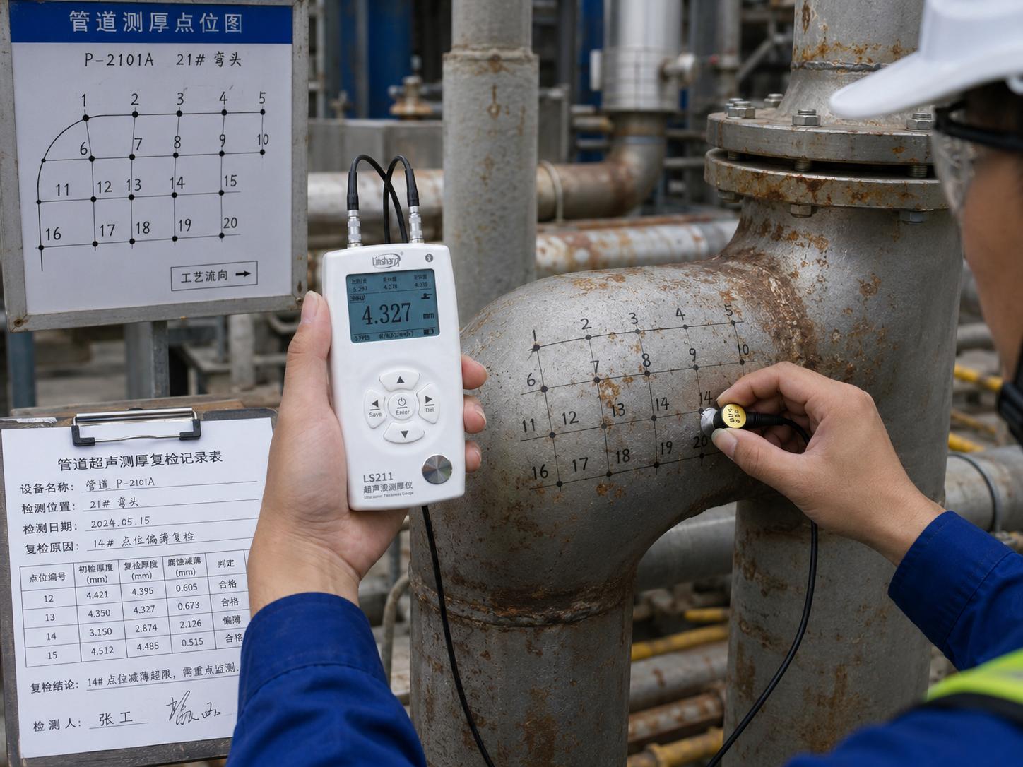 不同探头与工业工件测厚选型 不同探头与工业工件测厚选型