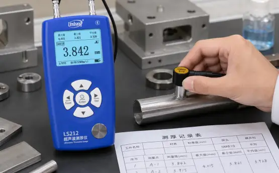 双精测厚仪选型与工业现场金属厚度检测方案