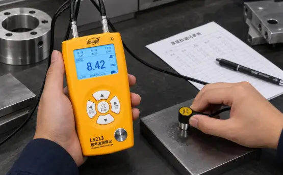 林上LS213双晶探头测厚仪在工业现场厚度检测中的选型思路