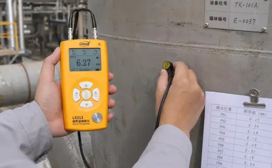 林上LS213压力容器超声波测厚仪在承压设备壁厚检测中的应用方案