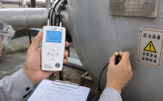压力容器超声波测厚仪在在役容器壁厚检测中的应用方案