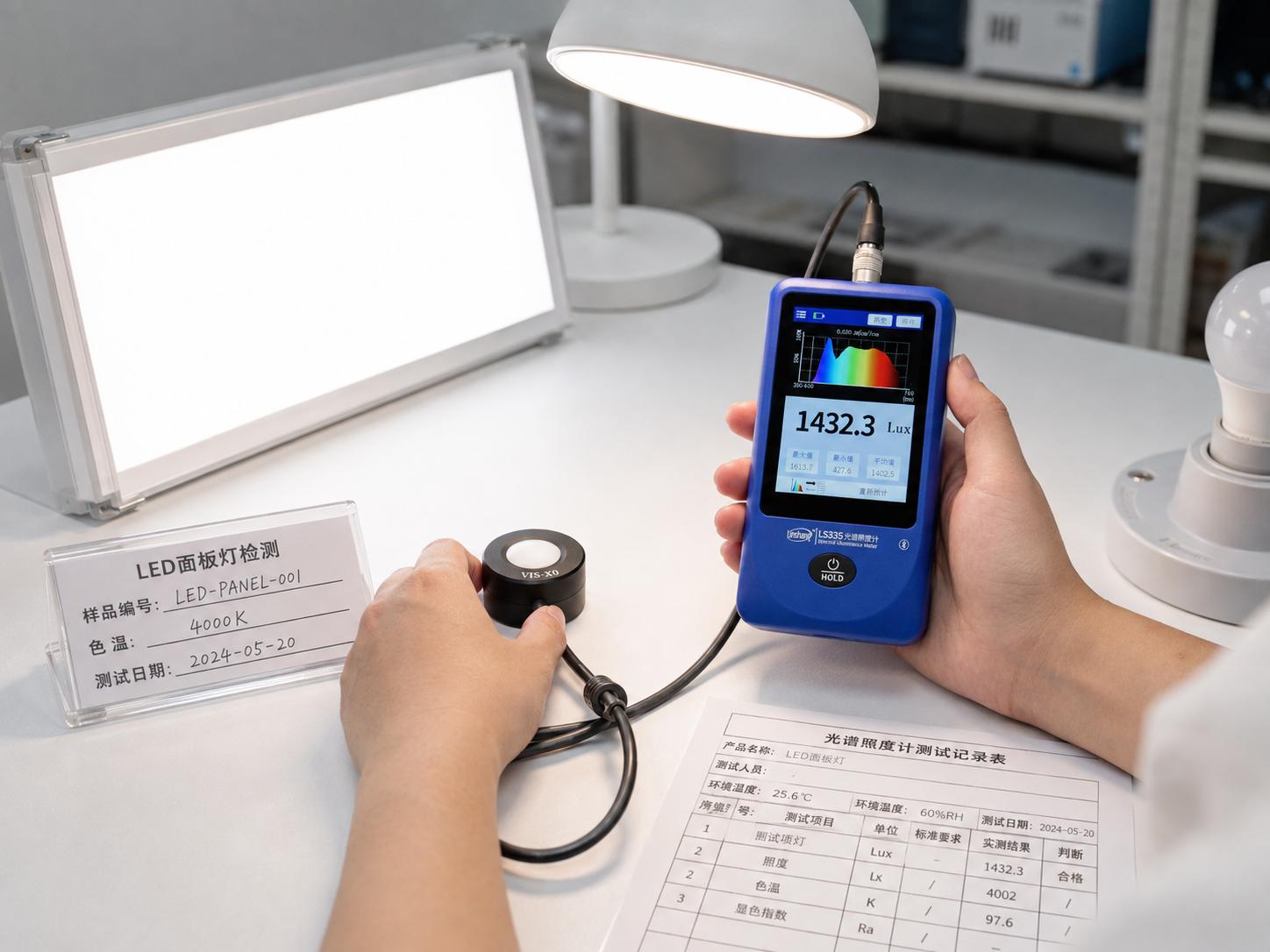 LED灯具多参数照明检测