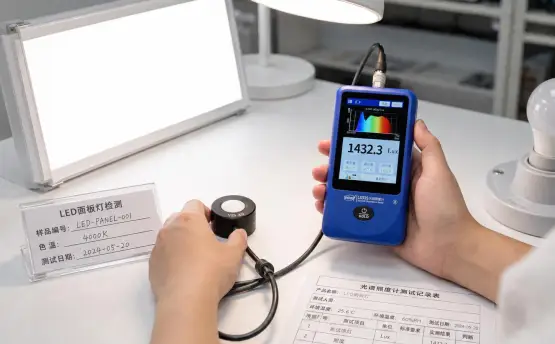 林上LS335光谱照度计和普通照度计有什么区别？从检测参数看选型思路