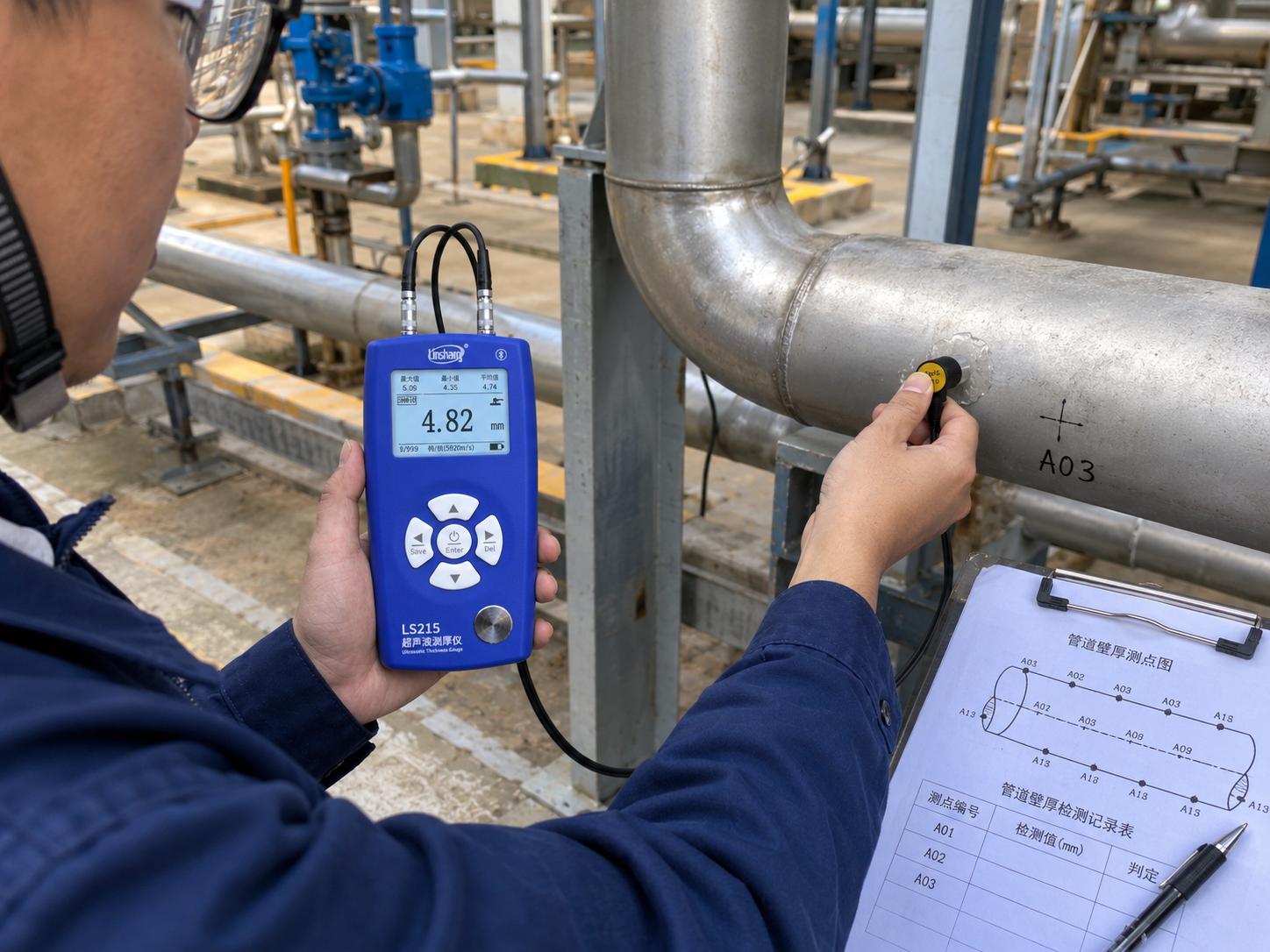 超声波测厚误差排查与基准调校 超声波测厚误差排查与基准调校