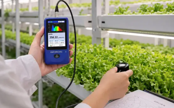植物灯光谱照度计如何用于植物工厂补光评估？从PPFD到光谱分布的检测思路