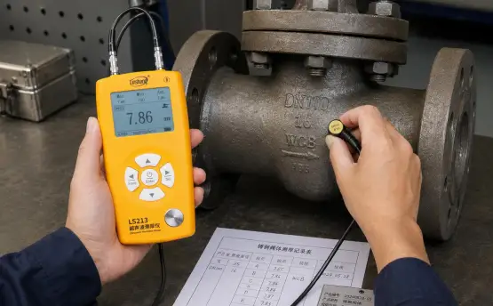 林上 LS213 铸钢测厚仪在铸钢壁厚质量管控中的应用方案