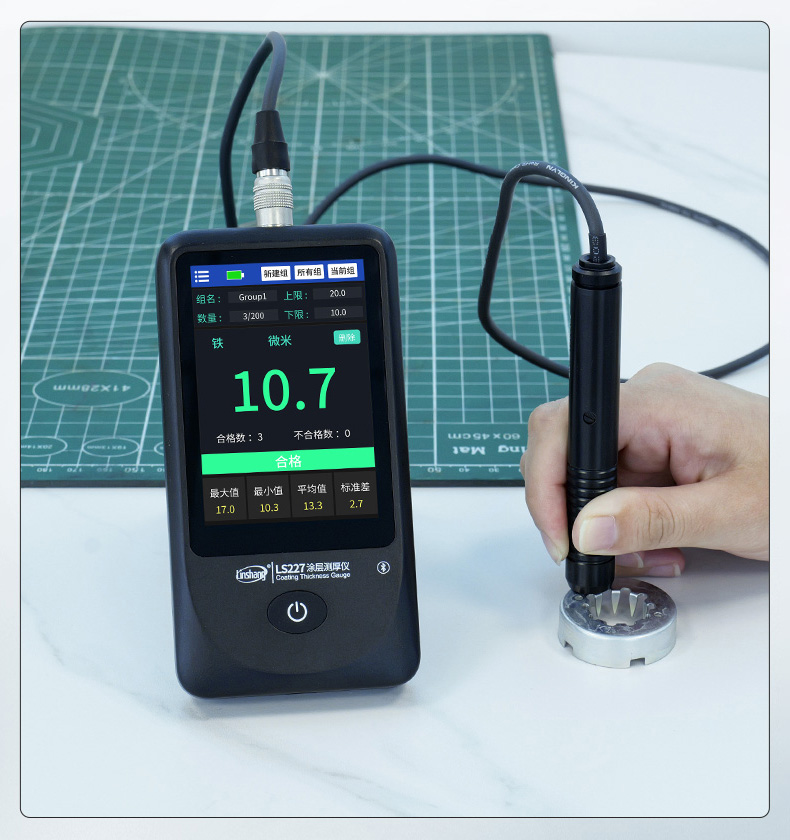 超薄涂镀层检测，专用直型探头