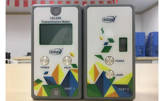 LS110A分體式太陽膜測試儀的升級前后對比