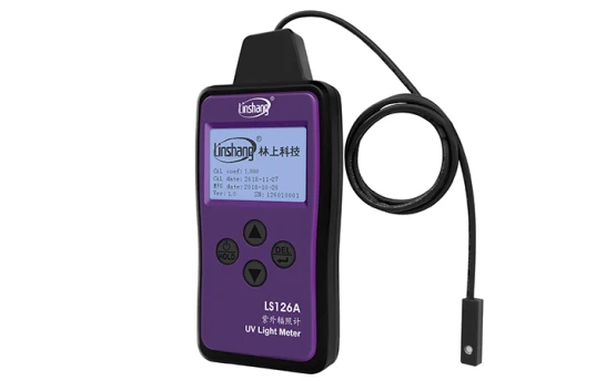 林上LS126A紫外线强度检测仪使用方法