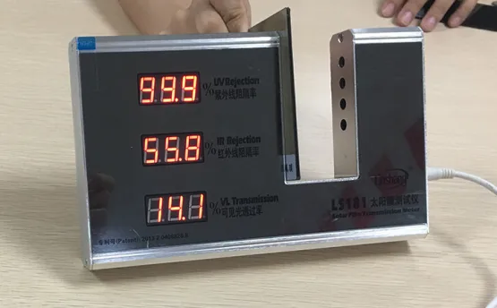 LS181太陽膜測試儀客戶實(shí)測問題