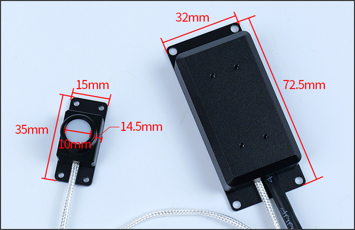 UVA/UVALED̽ͷ�ߴ�