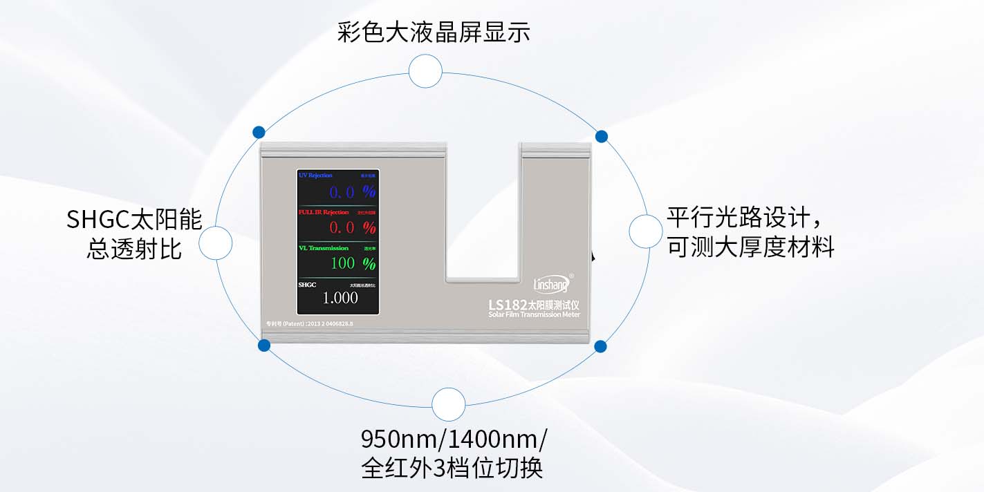 LS182太阳膜测试仪特点展示 LS182太阳膜测试仪特点展示