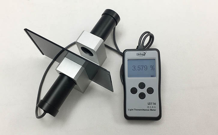 LS116透光率仪测低透光材料