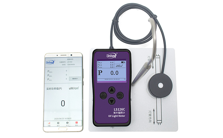 紫外线强度检测仪APP测量