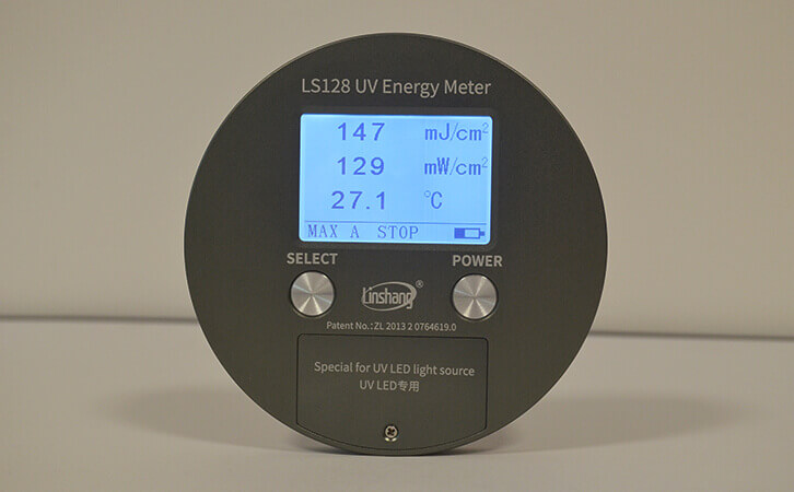 UV能量测试仪LS128实测界面
