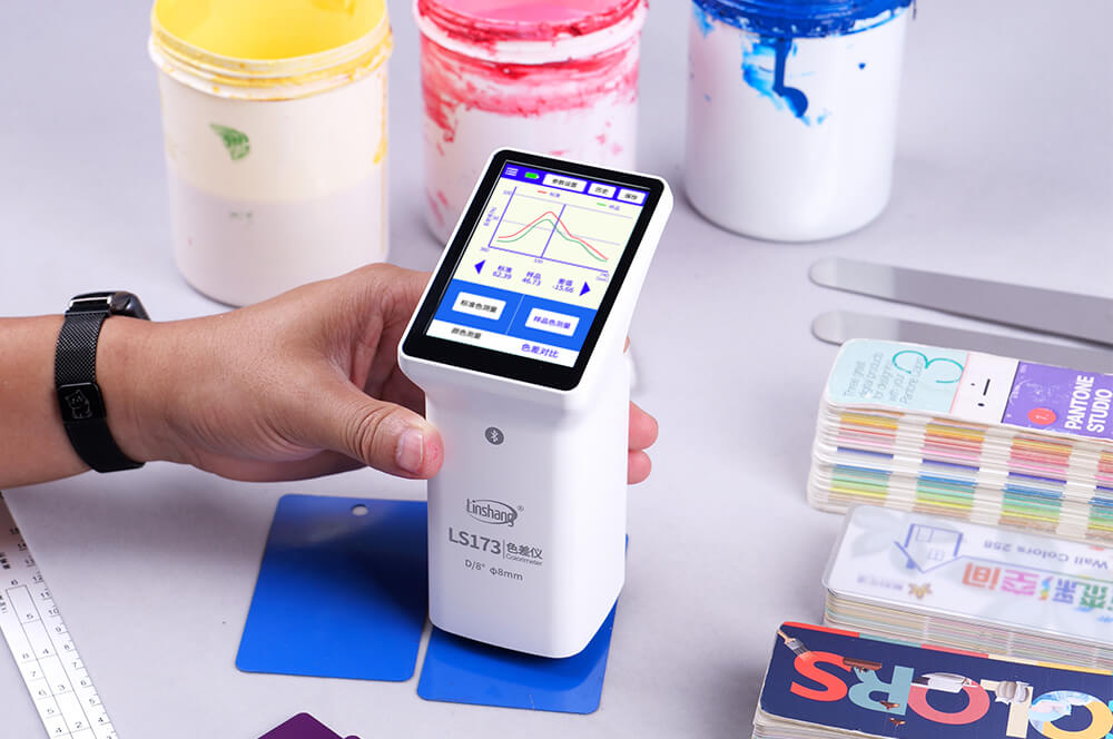 LS173油漆色差仪测量光谱曲线