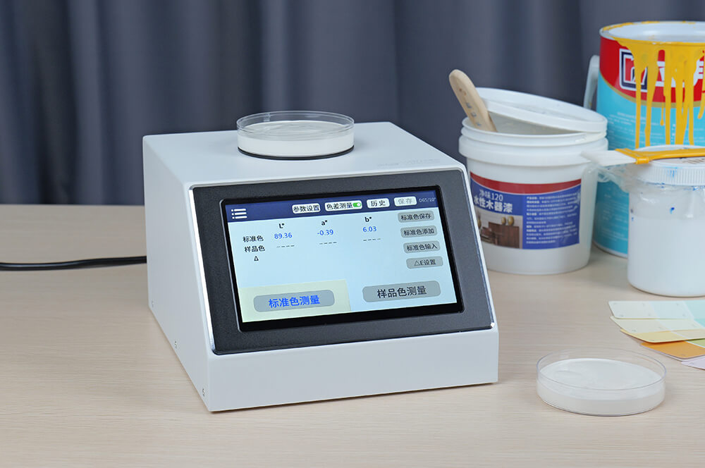 LS177色差仪测量油漆颜色