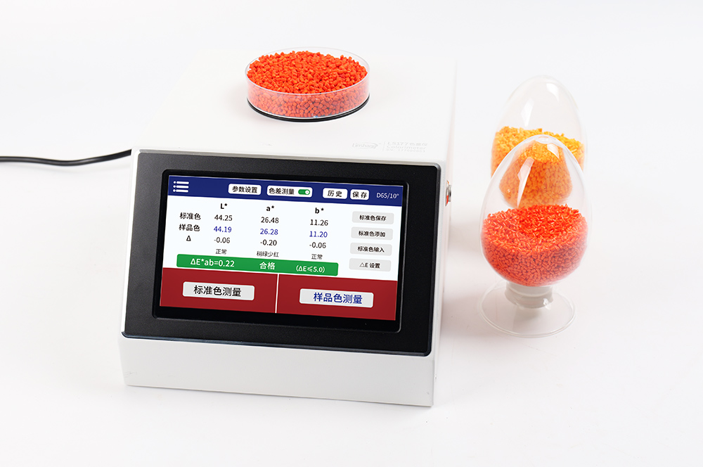 林上LS177大孔径台式色母粒色差仪