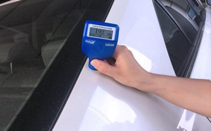 LS220测量汽车漆膜