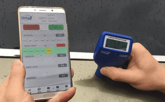 用漆膜儀怎么檢測是原廠漆