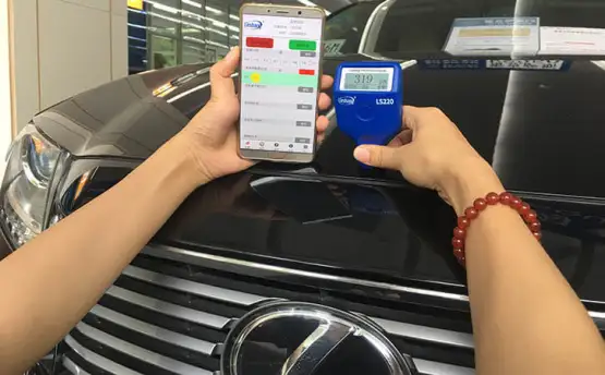 汽車(chē)漆面檢測(cè)儀測(cè)試?yán)卓怂_斯ES250漆面厚度