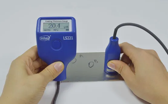 怎樣使用LS221干膜測厚儀測量干膜厚度？