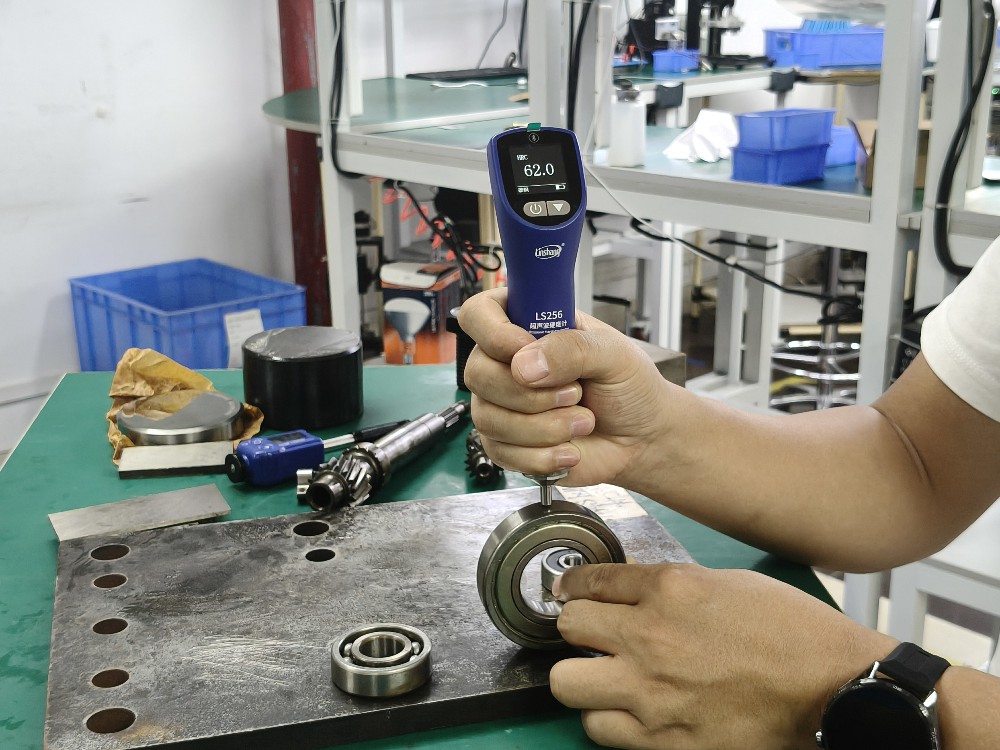 林上LS256超声波硬度计对成品轴承硬度检测