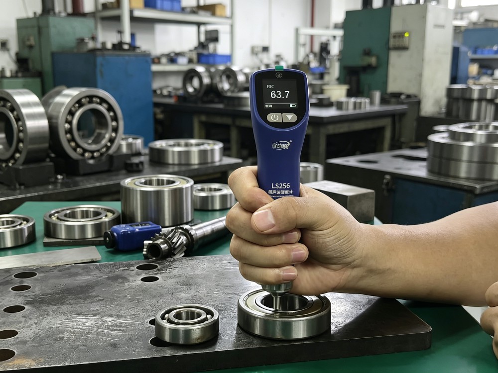 林上LS256超声波硬度计检测精密轴承