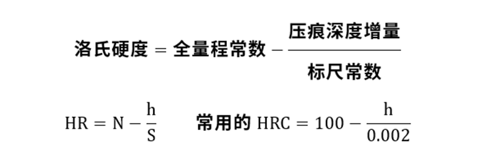 洛氏硬度计算方式 洛氏硬度计算方式